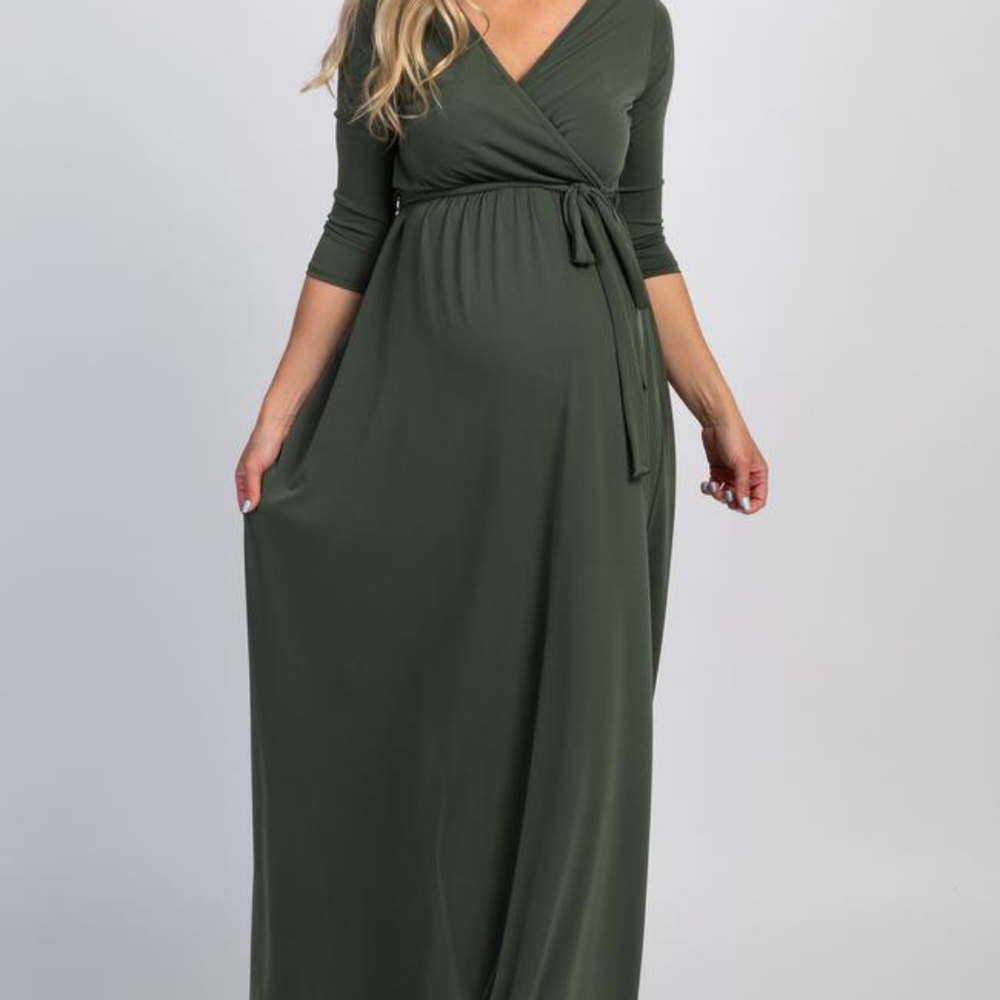 Pink Blush Maxi Maternity Dress